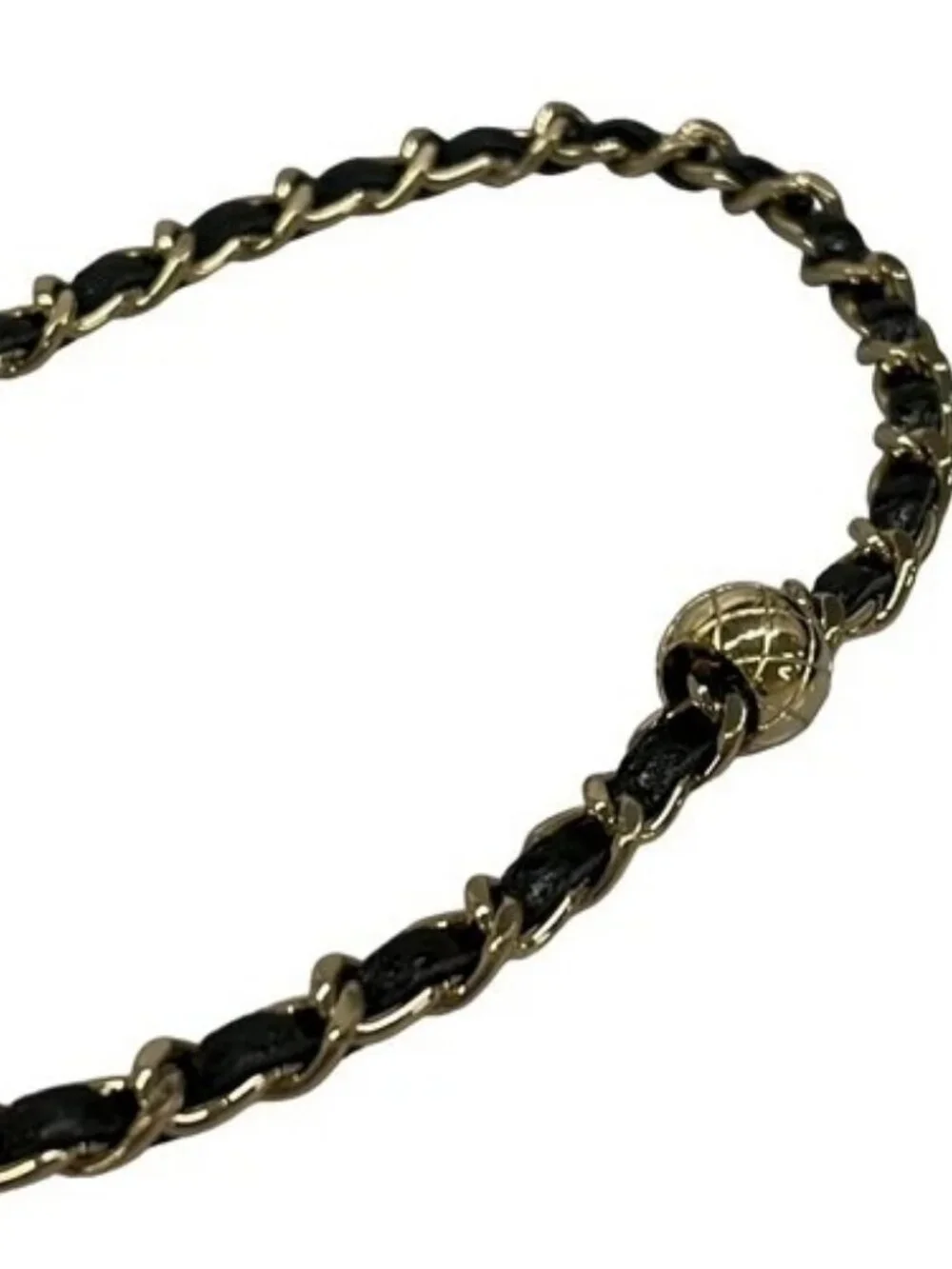 CHANEL Matelasse Black Calfskin Accessory Case Gold hardware